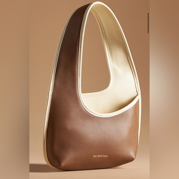 THE WOLF GANG Handbags - NEW The Wolf Gang Adara Mini Shoulder Bag in Cocoa REVOLVE BROWN LEATHER